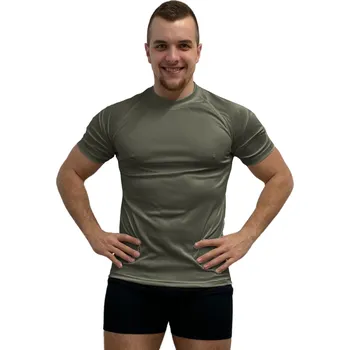 Pánské tričko GOLF NANO triko krátký rukáv .pánské - XL / Khaki NSPX7655