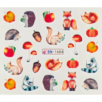 Lak na nehty BIO NAILS Vodolepka BN-1684 podzim a zvířátka