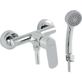 Vodovodní baterie NOVASERVIS Sprchová nástěnná baterie Titania Cosmos ECO, 150 mm, chrom 90261,0E