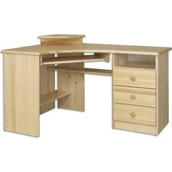 Drewmax Psací stůl BR107 masiv (Barva dřeva: Ořech)