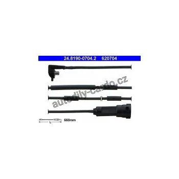 Auto-moto Výstražný kontakt opotřebení obložení ATE 24.8190-0704 (AT 620704)