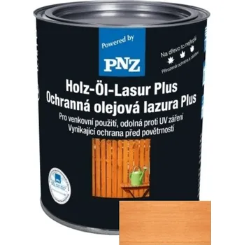 barva a nátěr na dřevo PNZ Ochranná olejová lazura Plus Odstín: Modřín, Velikost balení: 2.5 l