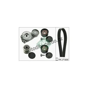 Rozvod motoru Sada žebrovaných klínových řemenů INA (IN 529016910)