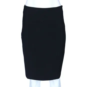 Dámská sukně Milena Venision sukně ke kolenům klasik barva: černá, velikost: 48