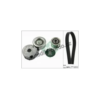 Rozvod motoru Sada žebrovaných klínových řemenů INA (IN 529013110)