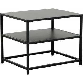 Postel Noční stolek DURA STEEL 50 CM černý kov