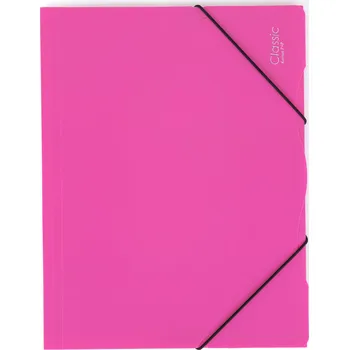 Y-Sloha PP s gumou A4 neprůhledná magenta 2-529