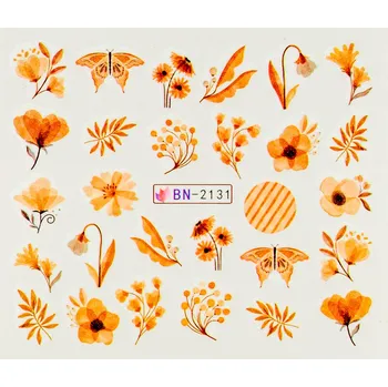 Lak na nehty BIO NAILS Vodolepka BN-2131 motýl a květy