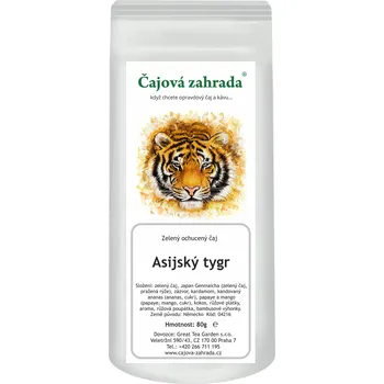 Čaj Čajová zahrada Asijský tygr - zelený ochucený čaj Varianta: zelený čaj 1000g