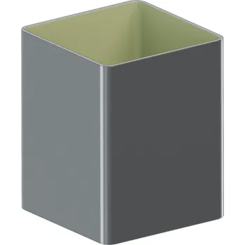 okap Gutta guttaKROP svodová roura Okapové systémy 80 x 80 x 3000 mm antracit