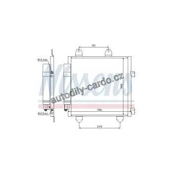 Chladič motoru Chladič klimatizace NISSENS 94891
