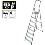 PROTECO schůdky Al 8-stupňové, nosnost 150kg