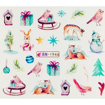 Lak na nehty BIO NAILS Vodolepka BN-1946 zvířátka zima