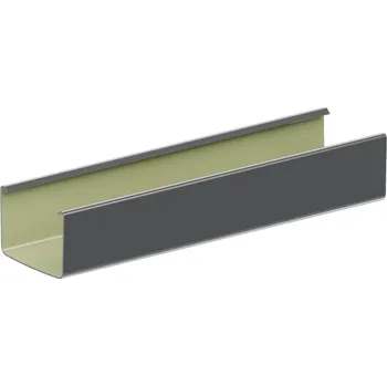 okap Gutta GuttaKROP hranatý žlab antracit 135 x 3000 mm