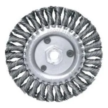 Drátěný kartáč PROTECO kartáč okružní copánkový 150mm M14 Fe 0.5 mm