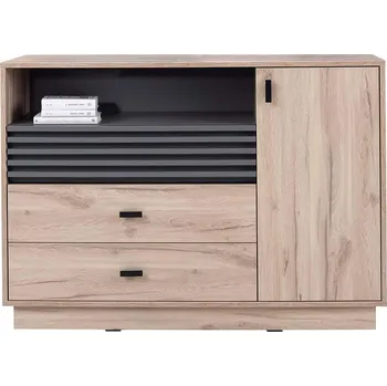 Komoda ALLMO | komoda AL07 | 120 cm | dub estana/antracit