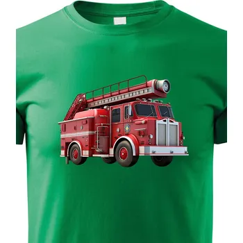 Chlapecké tričko Dětské triko Hasiči, Barva Zelená, Velikost 134 cm/8 roků, Canvas Dětské tričko Bezvatriko.cz 1829