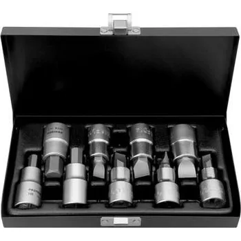Gola sada PROTECO gola sada hlavic 1/2" 6HR + PL zástrčné 9-dílná