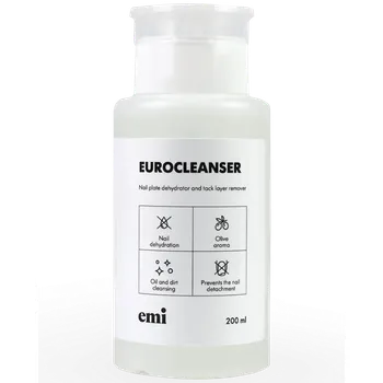 emi Eurocleanser 200 ml. - Odmašťovač nehtů, odstraňovač výpotku