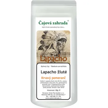 Horký nápoj Čajová zahrada Lapacho žluté Krvavý pomeranč Varianta: lapacho 1000g