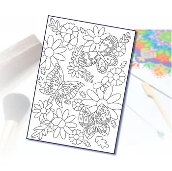 Radost v písku Šablona na pískování luční motýlci Varianta: A4 (210 × 297 mm)