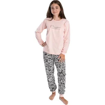 Dámské pyžamo Dívčí pyžamo Betty Mode meruňkové MAGIC