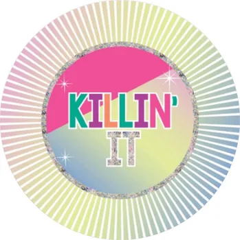 Party dekorace Párty odznak 'Killin' it'