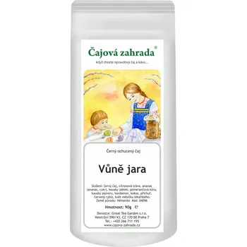 Čaj Čajová zahrada Vůně jara - černý ochucený čaj Varianta: černý čaj 90g