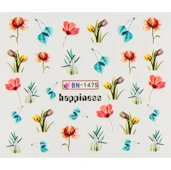 Lak na nehty BIO NAILS Vodolepka BN-1475 květy a listy