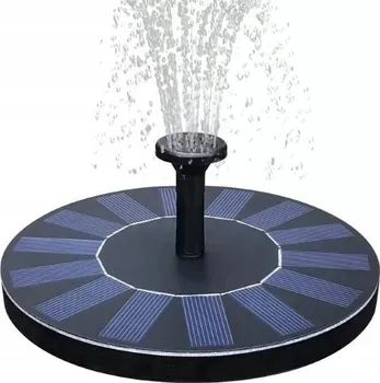 Fontána do jezírka Solární mini plovoucí fontána 16 cm černá