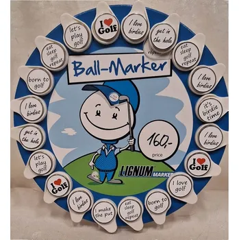 Lignum markovátko Markerclip Golf quotes with magnet clip (Text)