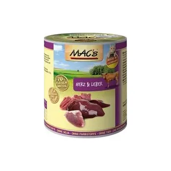 Krmivo pro kočku Konz. MACs Cat SRDCE a JÁTRA 400 g