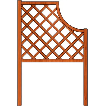 Opora na rostlinu Mřížka k truhlíku Oblouk 98 x 150 Vladeko