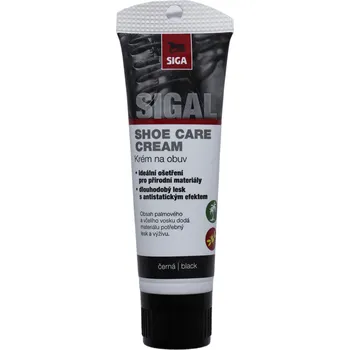 Přípravek pro údržbu obuvi Sigal Krém na obuv s aplikátorem - černý