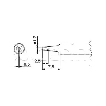 Pájecí hrot Pájecí hrot T1-12D - 102000333