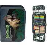 PASO Jednopatrový penál Dinosauři T-Rex vybavený rozkládací