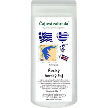 Horký nápoj Čajová zahrada Řecký horský čaj - bylinný čaj