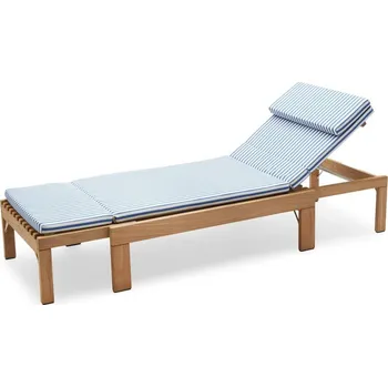 Zahradní lehátko Skagerak Polstrování Riviera, sea blue stripe
