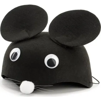Čepice Čepice Myš / Mouse, černá