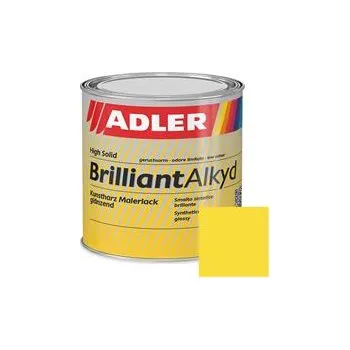 Lak na dřevo ADLER Brilliantalkyd základní žlutá (Basisgelb) 375 ml