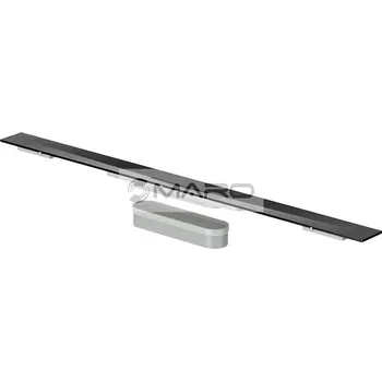 Odvodňovací žlab ACO Showerdrain S+ Rošt Plate 800 mm, černý, 9010.51.51