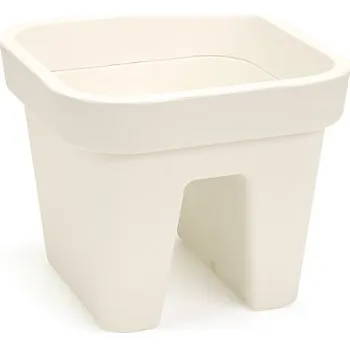 Květináč Květináč na zábradlí Lobelia 240x290x290 mm, krém (136255 007 LA637 LOBELIA krém)