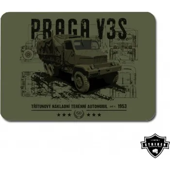 Podložka pod myš Podložka pod myš Striker Praga V3S - olivová