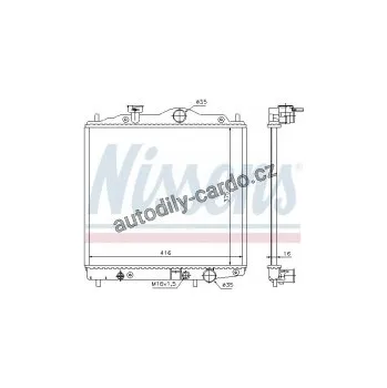 Chladič motoru Chladič motoru NISSENS 67100