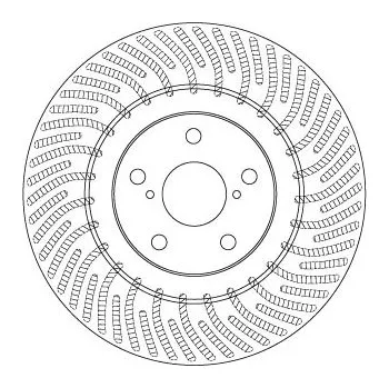 Brzdový kotouč Brzdový kotouč TRW DF6692S