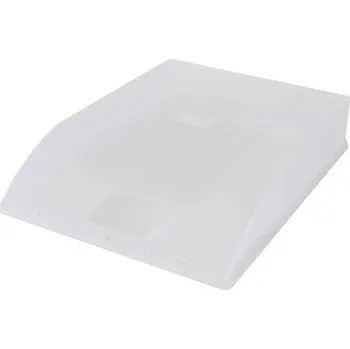 Odkladač plastový Herlitz A4, transparentní bílý