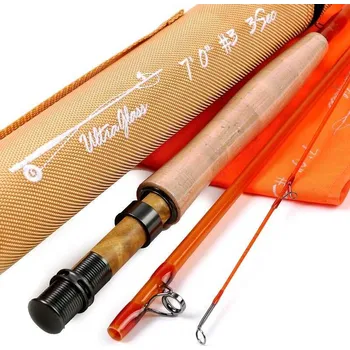 Rybářský prut Muškařský prut Maxcatch Ultraglass Orange 7'0" #3