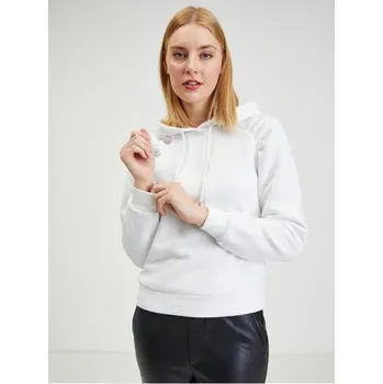 Dámská mikina Bílá dámská mikina s kapucí