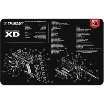 Příslušenství pro sportovní střelbu TEKMAT Springfield Armory XD -Podložka na čištění zbraní