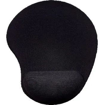 Podložka pod myš CRONO podložka pod myš, ergonomická, černá, gelová - GMP-CRT163